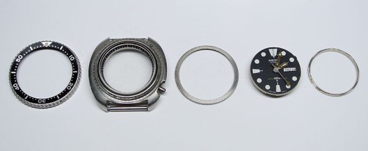 Seiko 6309-7040 case components
