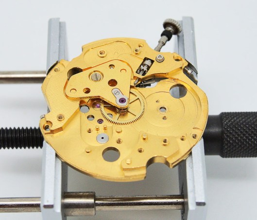 Seiko 395 centre wheel bridge