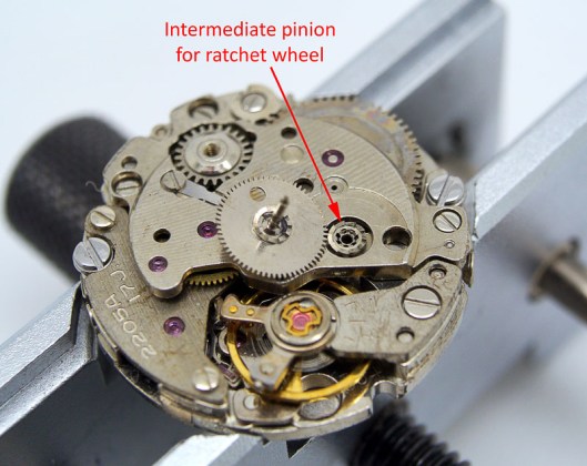 2205 reduction wheel and ratchet