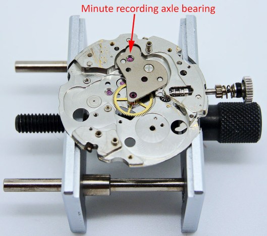 Centre wheel bridge extra jewel