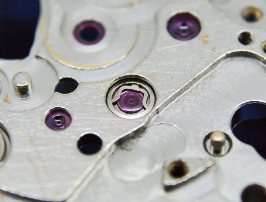 Escape wheel diafix spring