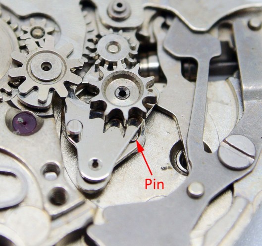 7548 setting wheel lever pin