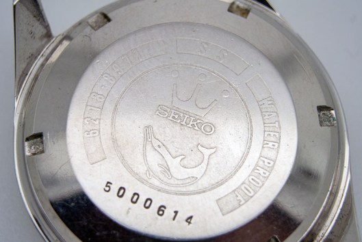Seiko dolphin case back
