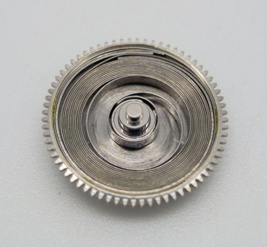 Seiko mainspring and barrel