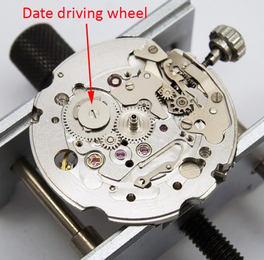 Date driving wheel