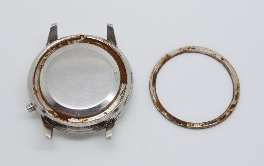 Caseback corrosion