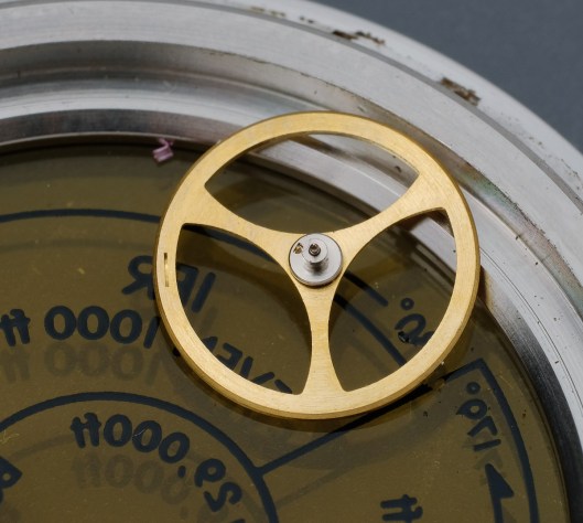 Balance wheel missing its roller jewel