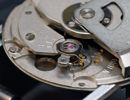 Balance wheel removed from donor movement