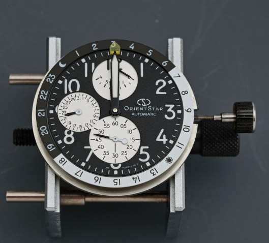 Orient Sky Sports dial and hands 