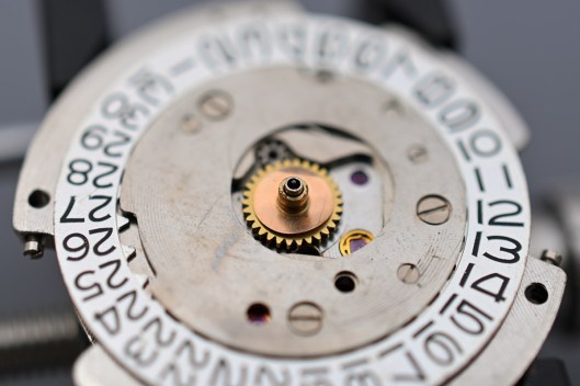 The calendar side exposed