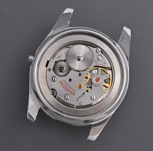 Movement refitted to case from rear