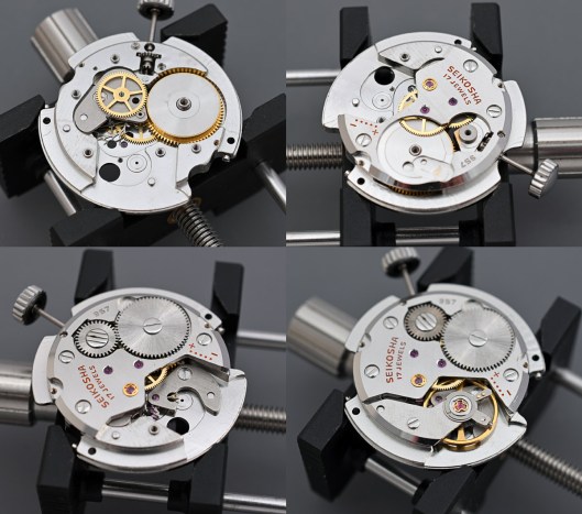 Step-by-step reconstruction of gear train and balance