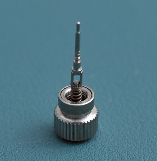 The reassembled crown with fresh gasket fitted